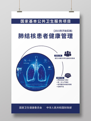 肺结核患者健康管理健康管理项目知识宣传海报